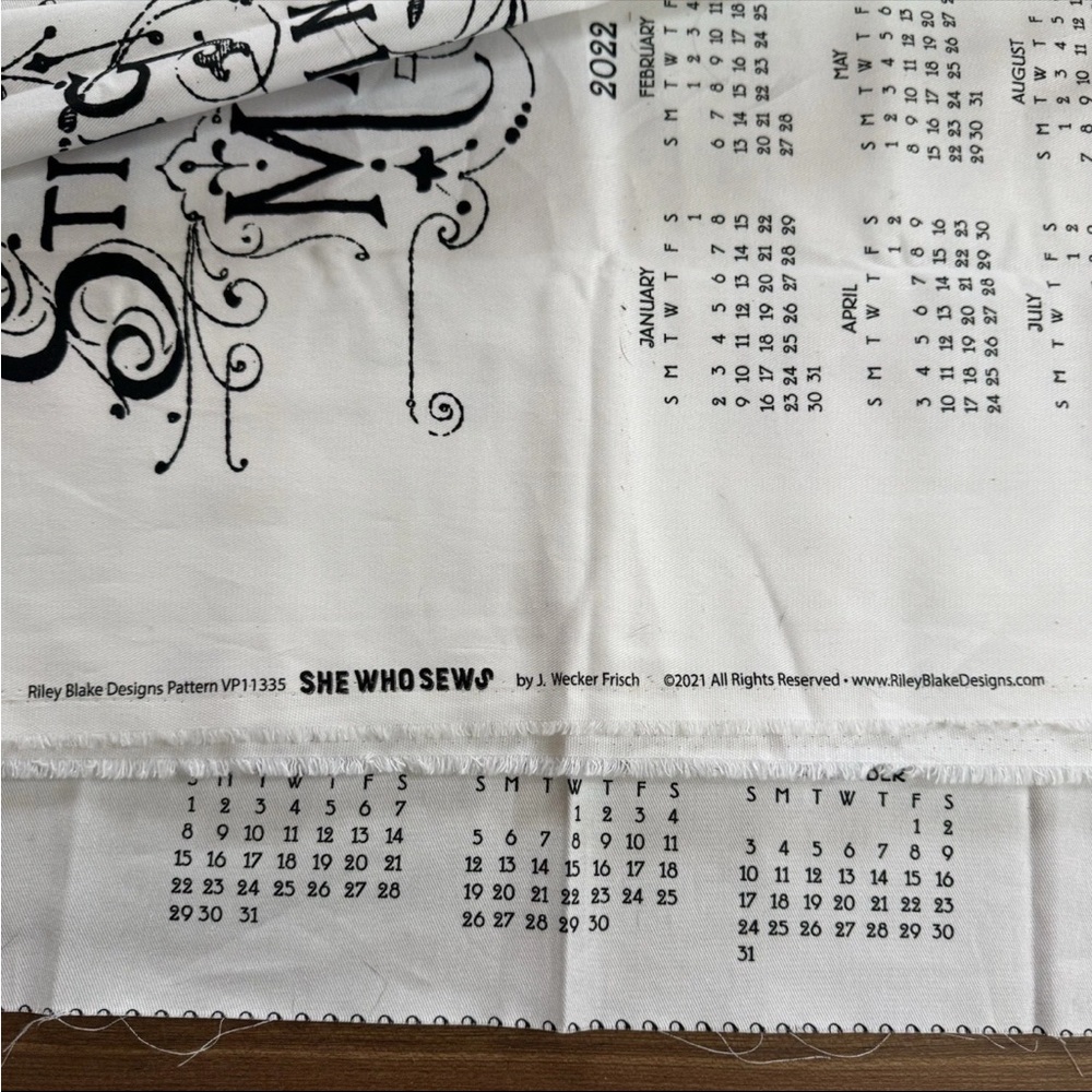 She Who Sews Riley Blake Sewing Designs J Wecker Frisch Woven Fabric Panels - Picture 7 of 11